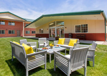 Unwind outoors in our courtyard